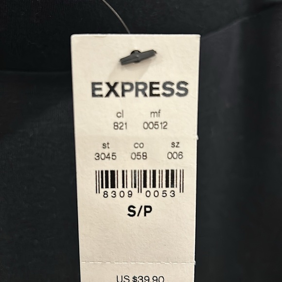 NWT Express black size small petite high-low skirt. - Picture 4 of 4